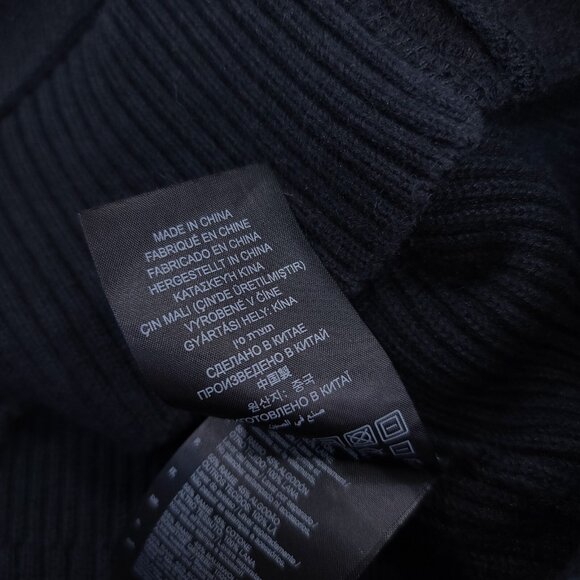 G-Star Raw Mens Small Black Skill Blazer Knit Button Cardigan Sweater Jacket - Picture 9 of 9